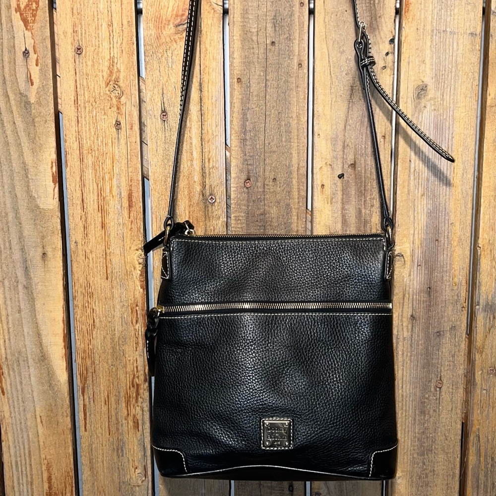 Dooney & Bourke Black Leather Shoulder Bag